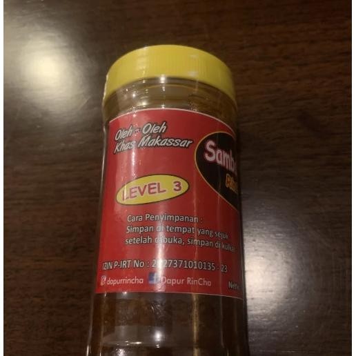 

Sambal Roa Rincha 180 Gram Level 3 BS88