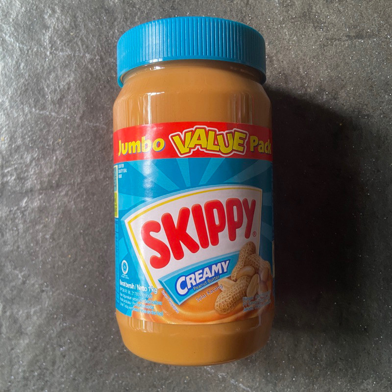 

Skippy Creamy Peanut Butter 1 Kg / Selai Kacang 1000 Gram Jumbo Pa