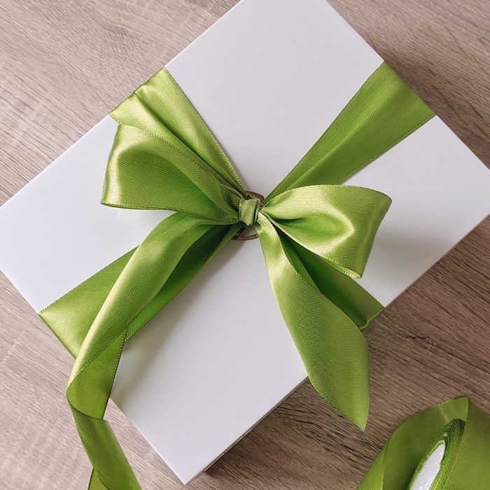 Pita satin 4cm roll pita lebaran idul Fitri pita kue lebaran ramadhan