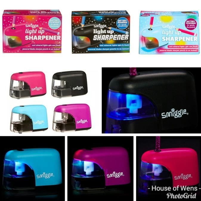 

SMIGGLE AUTO LIGHT UP SHARPENER - RAUTAN PENSIL SMIGGLE