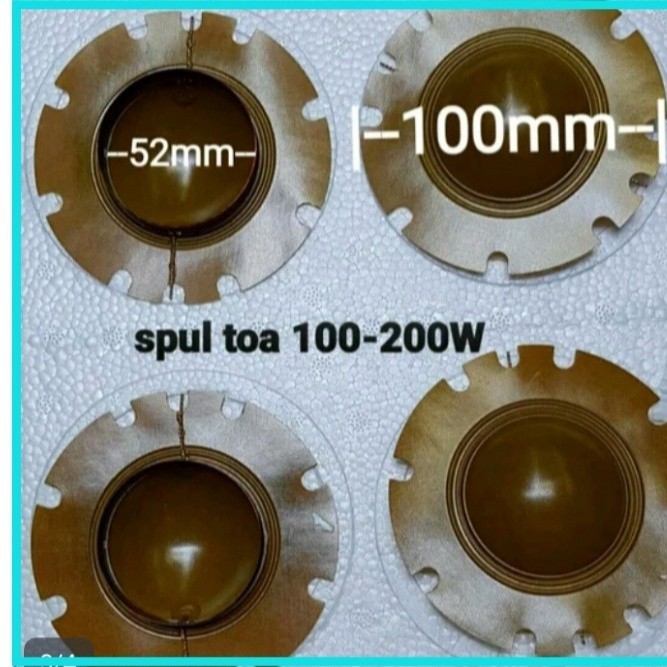 Spul Toa Sirine 100Watt - Toa100Watt - Membran Toa Horn Spultoa100Watt