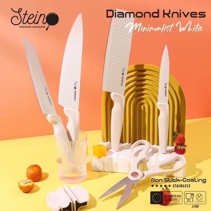 Spy Pisau Set Stein Stain Cookware Piso Dapur Steincookware Tirtanirmala2024