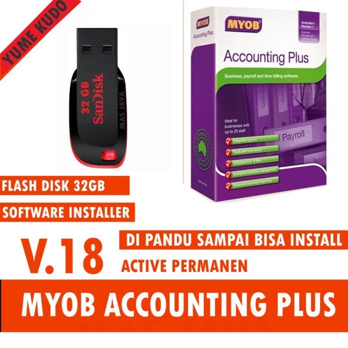 

JUAL USB Flashdisk - MYOB Accounting - Software Akuntansi Full