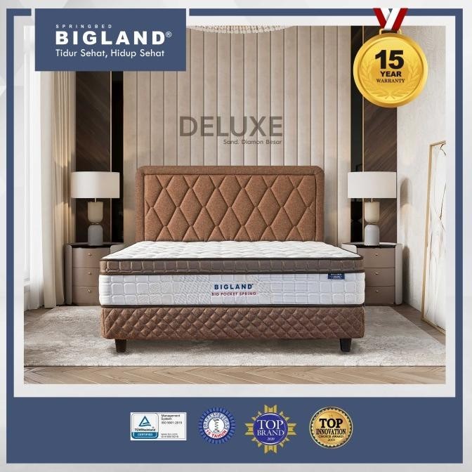 Bigland DELUXE Plustop - Kasur Saja - FREE BANTAL