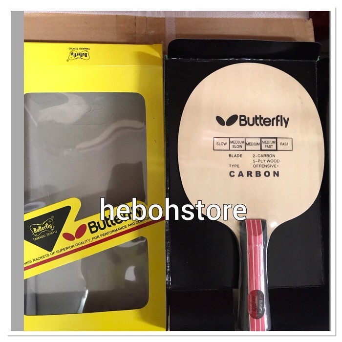 Bast Seller Kayu Bat Bet Tenis Meja Butterfly Carbon