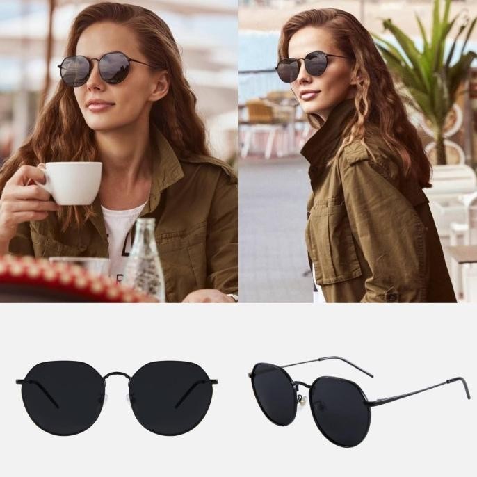 Rieti Zoe C1 Sunglasses All Black Original Rieti 100%