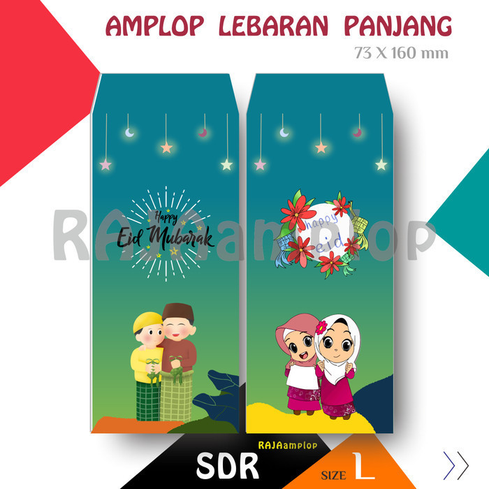 

Limited PROMO Amplop Lebaran Idul Fitri BESAR seri Anak - SDR - 20 lembar L Baru!