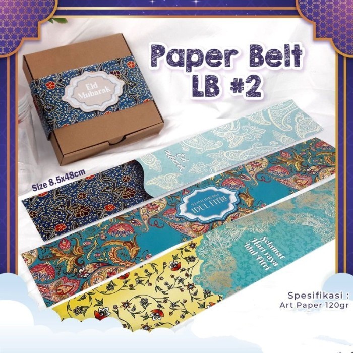 

Limited PAPER BELT MOTIF LEBARAN EID IDUL FITRI ISI 10 PCS MIX MOTIF - KODE LB Baru!