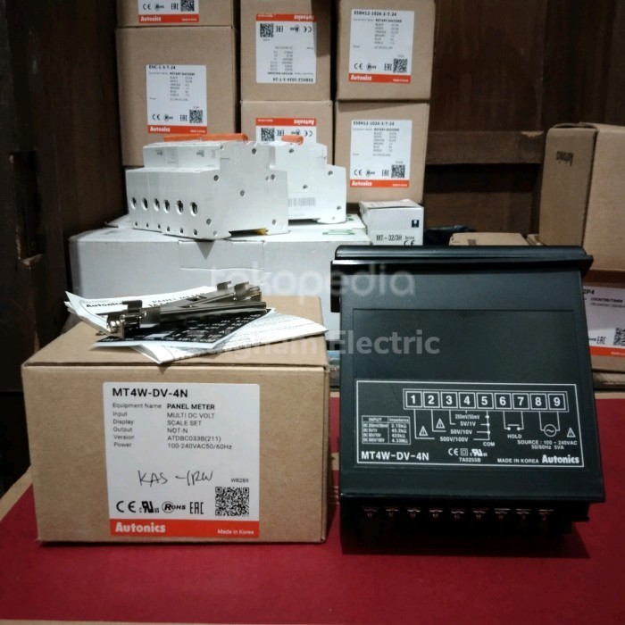 Panel meter Autonics MT4W-DV-4N