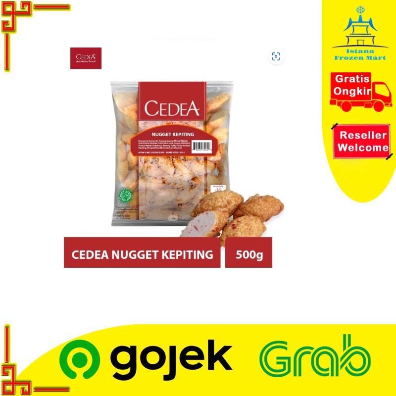 

Crab Nugget CEDEA Naget Kepiting 500 GR