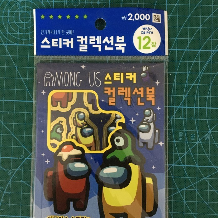 

Sticker karakter among us set buku Ori Korea
