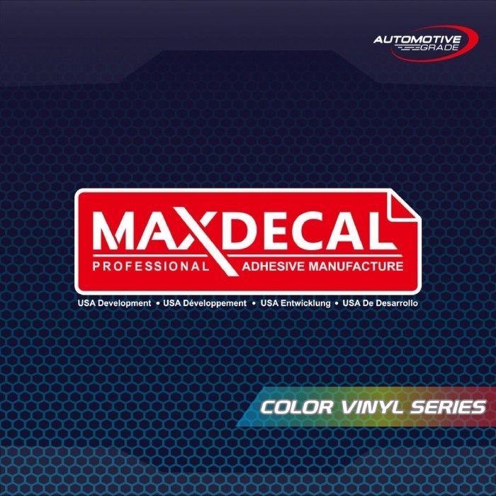 

[3 Meter] Sticker Vinyl MAXDECAL 45 cm SILVER GOLD Bahan Cutting