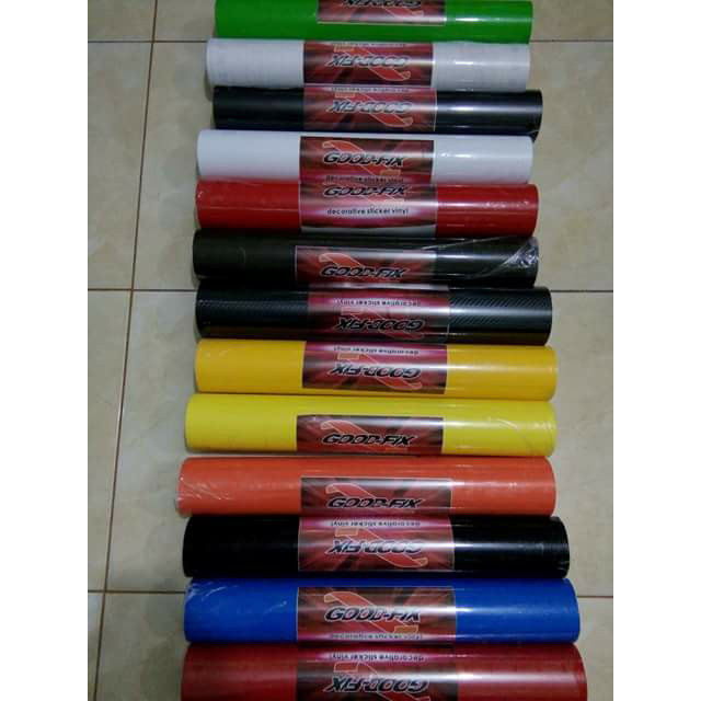 

Sticker scotlaite merk goodfix glossy & transparan 1 roll