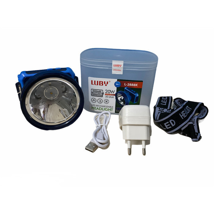 Luby Senter Kepala L 2888K Cahaya Kuning 20 Watt