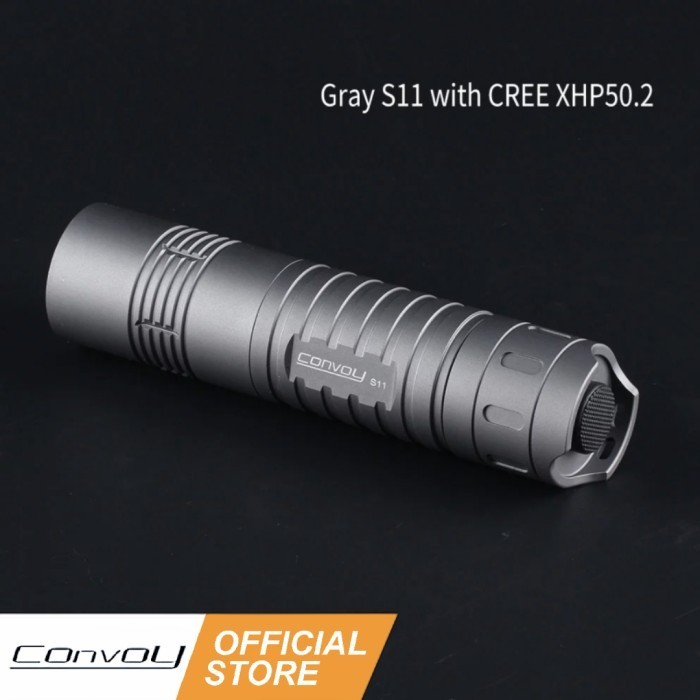 Senter Convoy S11 With XHP50.2 LED 26650 flashlight 4 modes / 12 group
