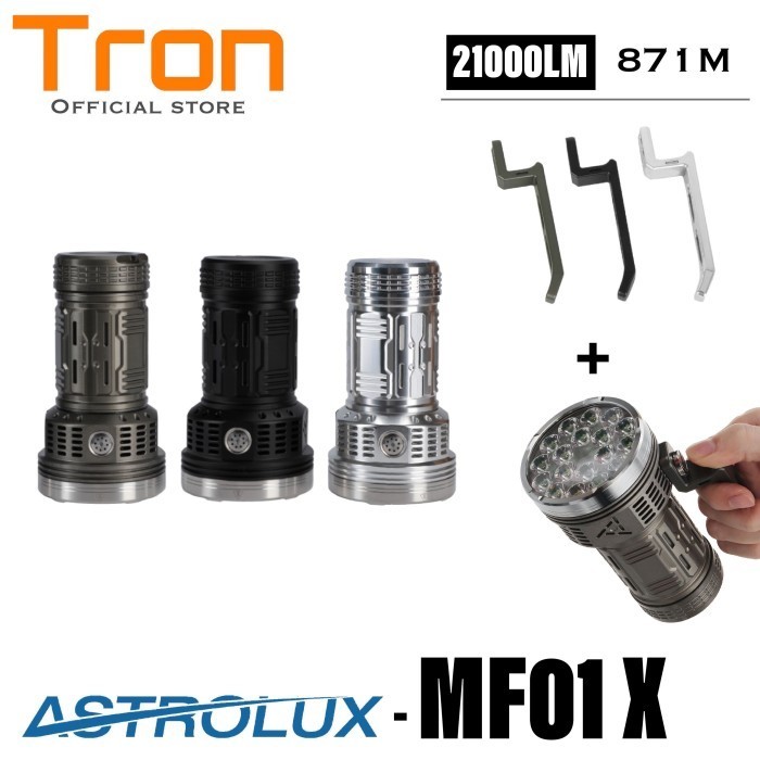 Astrolux MF01X 18x SFQ43 21000 Lumens 871 Meter Senter led Flashlight