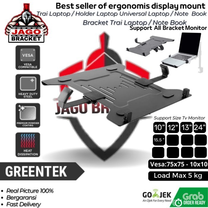 Braet Tray Laptop / Tray Laptop Note Book / Alas Laptop