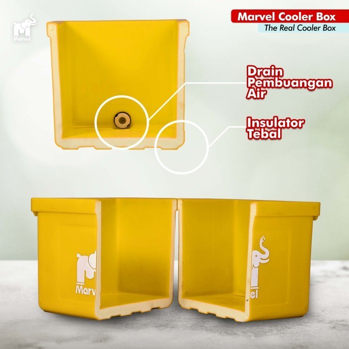 NEW MARVELCOOLER 60 LTR INDUSTRIAL MARK (COOLBOX - ICEBOX - ES BOX) ORIGINAL