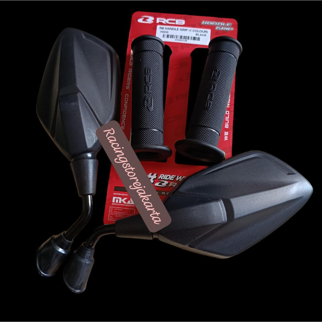READY ORIGINAL PAKET HEMAT Kaca Spion Vario 125 Vario 150 Plus Handgrip Grip Hanfat RCB Original