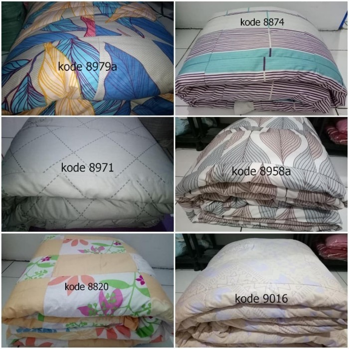 Bedcover set + sprei uk 180x200 bahan perca My Love