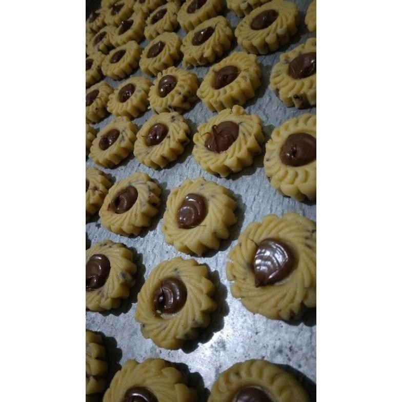 

{cookies} coklat nutella cookies kemasan toples tabung 600 ml TERLARIS