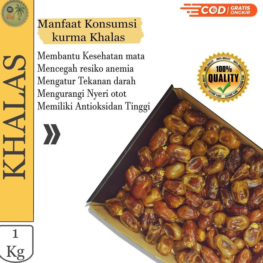 

POJ KURMA DATE CROWN KHALAS PREMIUM 1KG / datecrown original / Oleh oleh haji dan umroh / Kurma al-saad premium quality TERLARIS