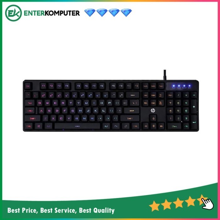 Hp K300 Wired Gang Membrane Keyboard