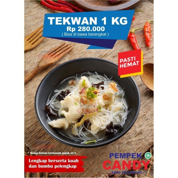 TEKWAN BEKU PEMPEK CANDY ASLI PALEMBANG