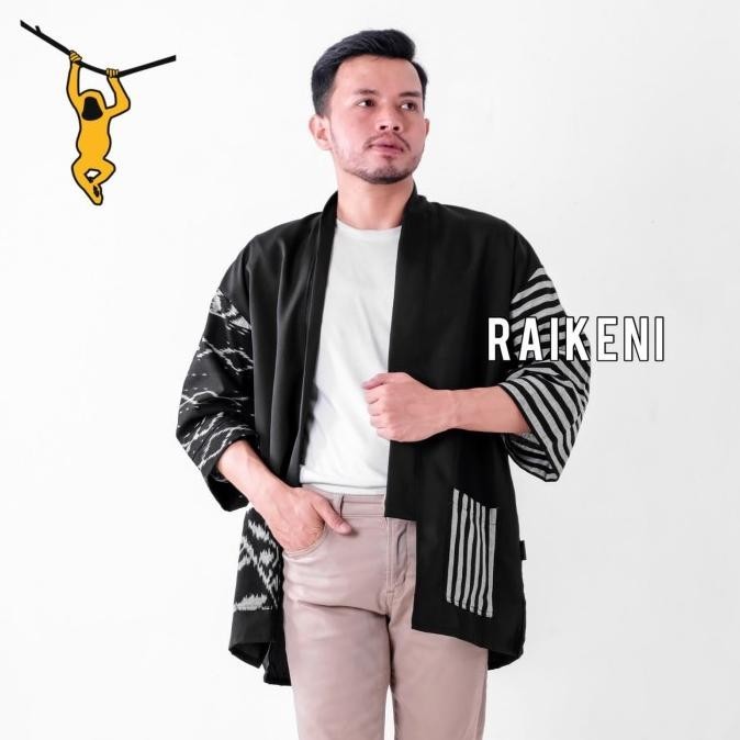 RAIKENI Kimono Rindu | Kimono Tenun | Kimono Batik | Outer
