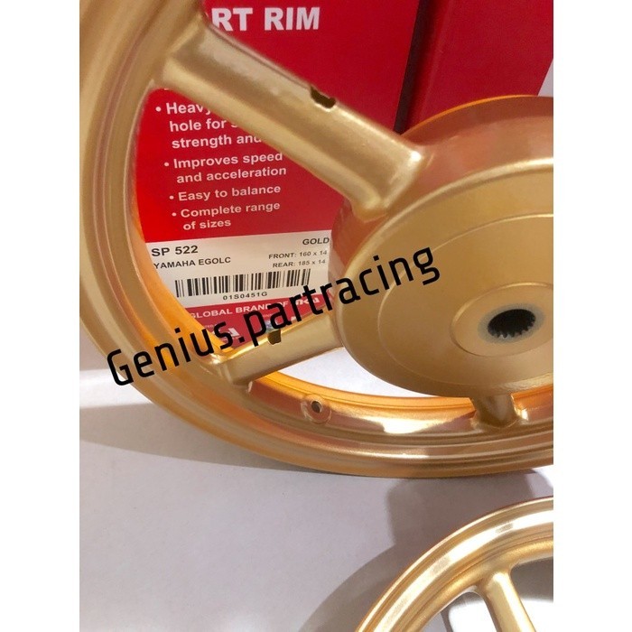 Terlaku Velg Rcb Xeon Rc Gt Karbu Mio M3 Gt Uk 160185 Ring 14 Origina