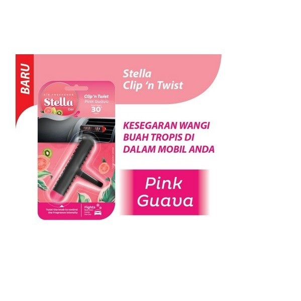 STELLA CLIP & TWIST PINK GUAVA PENGHARUM MOBIL