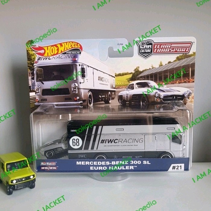 Mercedes Benz 300 SL Euro Hauler team transport hotwheels
