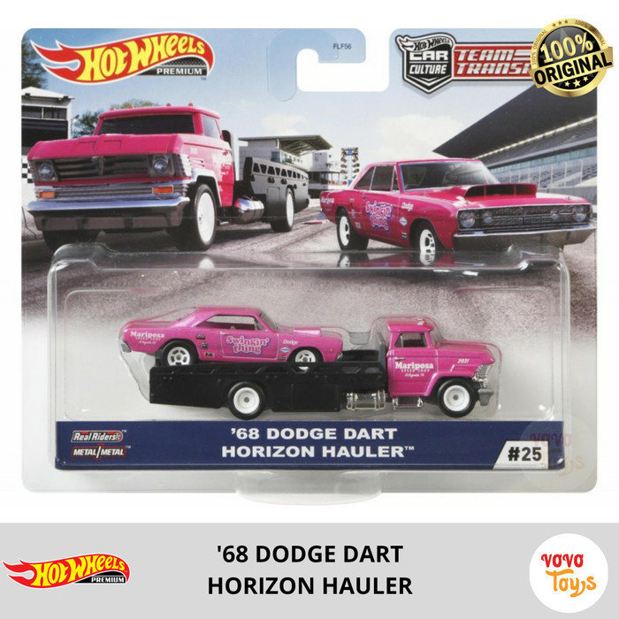 68 Dodge Dart Horizon Hauler Team Transport Hotwheels