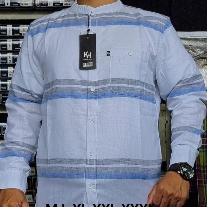 Baju Kemeja Koko Pria Kemko Kh 032 Ada Jumbo Axiataluo