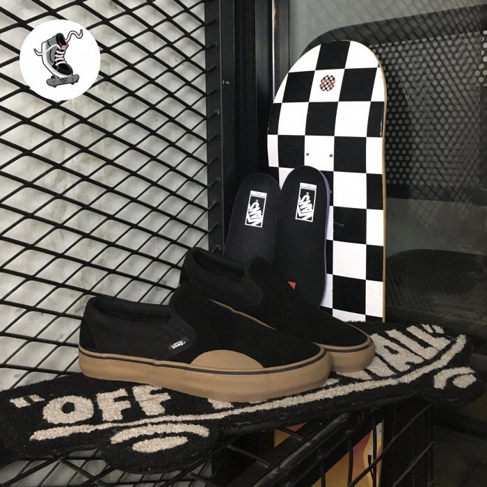 Vans Slip-On PRO ( Rubber ) Black / Gum Original