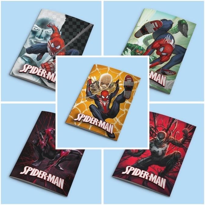 

NEW TERLARIS GROSIR BUKU TULIS SEKOLAH 38 LEMBAR / BUKU TULIS SPIDERMAN 1 PAK ISI 5 PACKING BAGUS