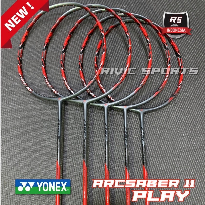 NEW RAKET BADMINTON YONEX ARCSABER 11 PLAY ORIGINAL 100% ARC SABER YY