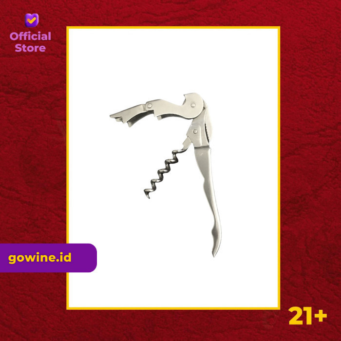 Opener Wine - Cork Screw - Alat Pembuka Botol Wine