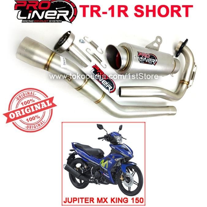 Knalpot Proliner Tr1 Short Jupiter Mx King 150 Racing Original 150Cc
