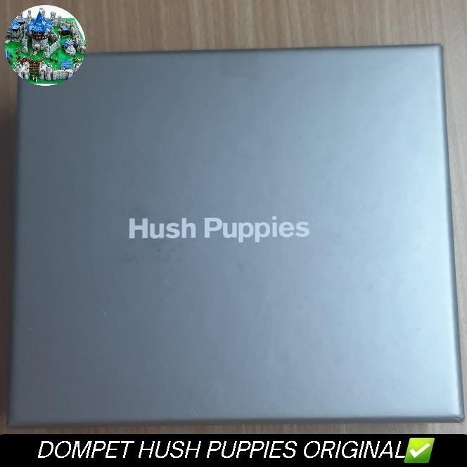 DOMPET HUSH PUPPIES PRIA ORIGINAL NORBERTO SHORT WLT BLACK MOTIF RAJUT ARKANARYO24