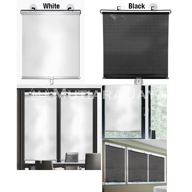 PLATO TIRAI JENDELA GULUNG TEMPEL RUMAH KANTOR DAPUR WINDOW ROLL BLIND