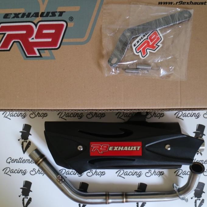 Knalpot Racing Beat Fi / Scoopy Fi - R9 Misano Ss Black Series