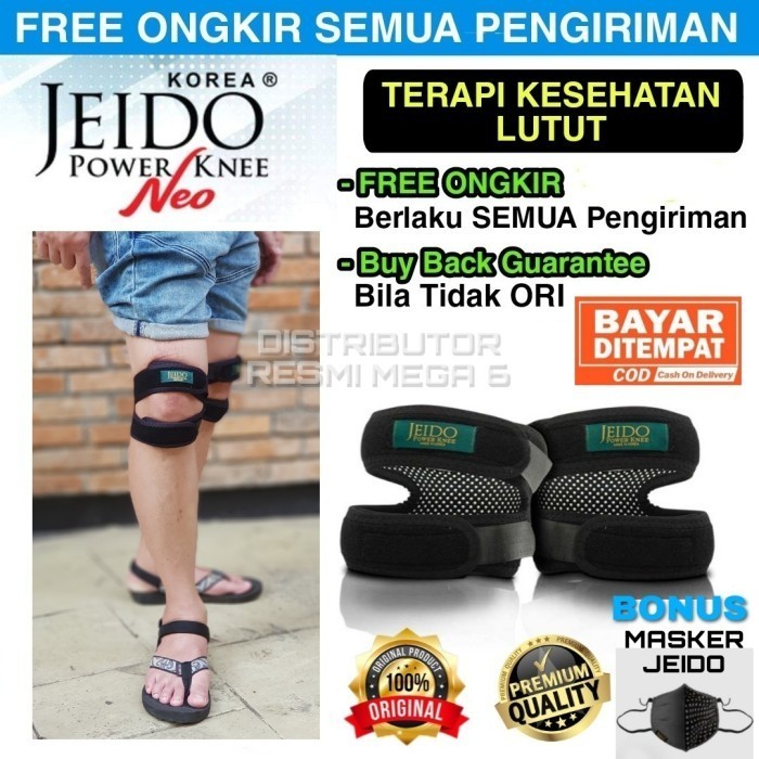 PROMO JEIDO POWER KNEE DEKER LUTUT PREMIUM KOREA FREE JP WRIST