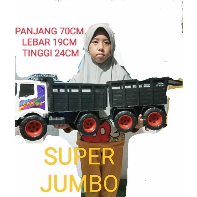 TERBAIK OBRAL MURAH.... MAINAN MOBIL ANAK2 TRUK GANDENG SUPER JUMBO