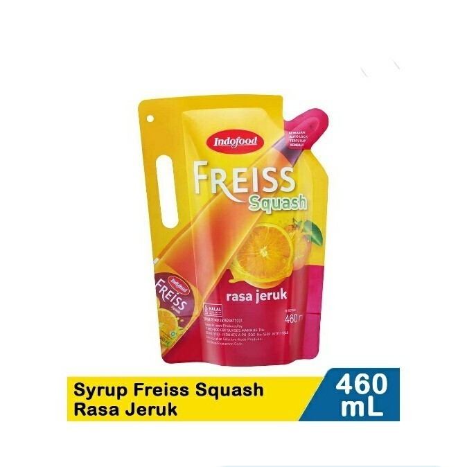 Indofood Syrup Freiss Squash Jeruk 46OmL