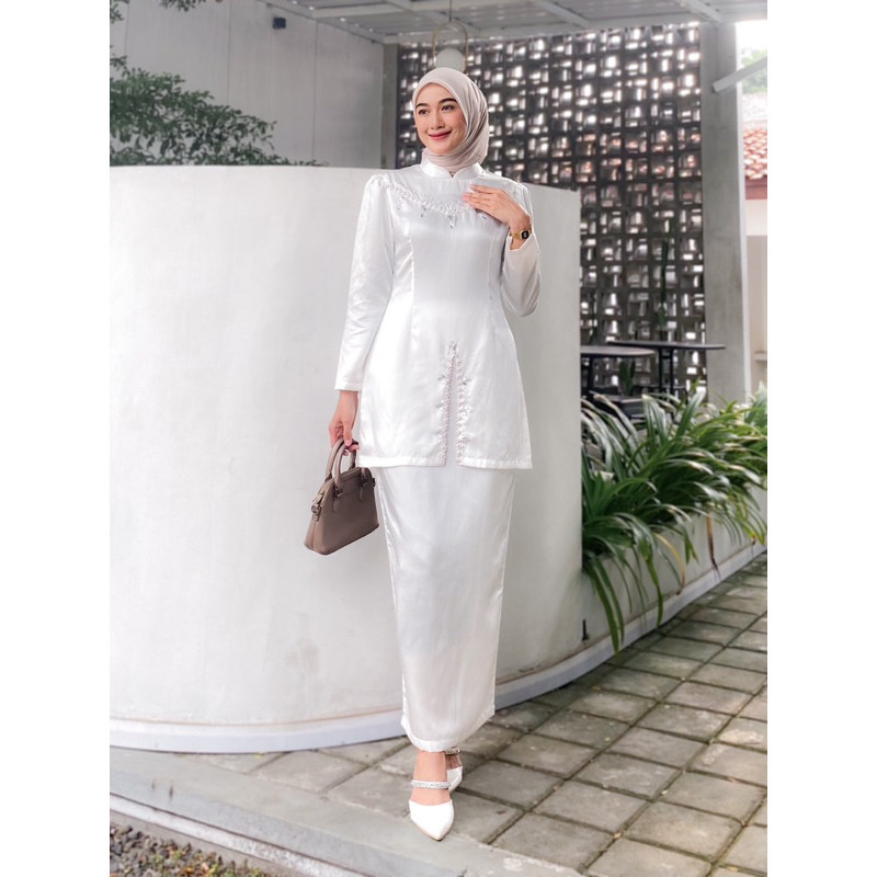 PREMIUM (GRATIS HIJAB) Oneset FAYRA Baju Kurung Melayu Malaysia Dress Pesta Setelan Wanita Baju