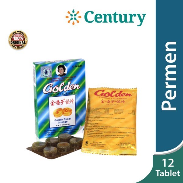 

GOLDEN THROAT LOZENGES / PERMEN KESEHATAN
