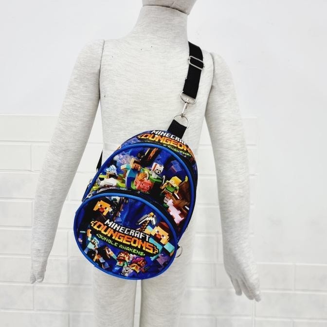 Tas Selempang 3In1 Sling Bag Anak Stumble Guys/Roblox/Minecraft