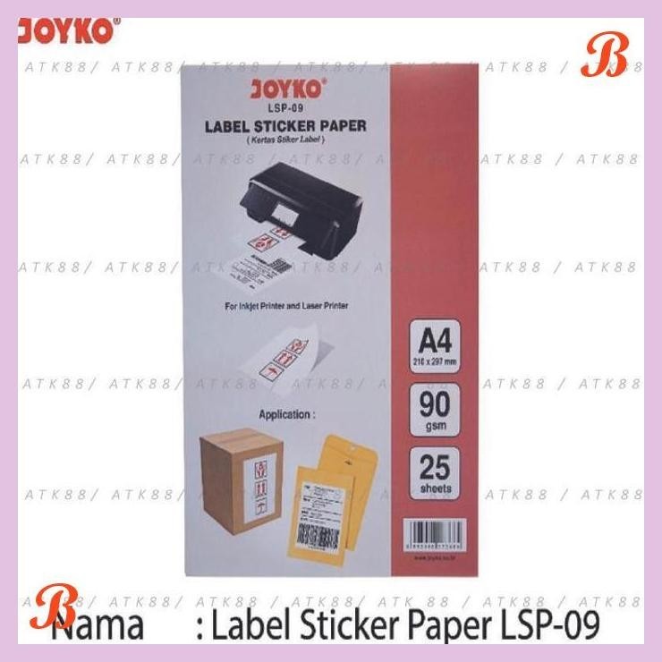 

| PGT | LABEL STIKER PAPER LSP-09