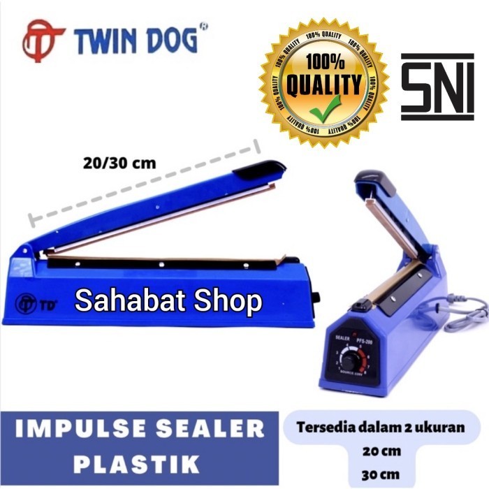 Alat Press Plastik / Impulse Sealer - Perekat Las Plastik 20Cm 30Cm Original Dan Terpercaya